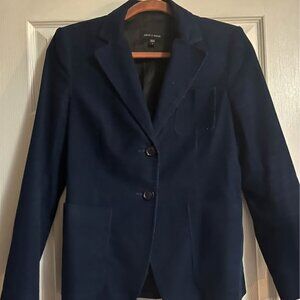 Beautiful Judith and Charles blue corduroy blazer size 6